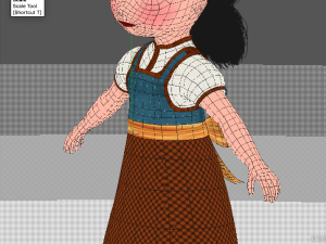 cute lisa 3D Model