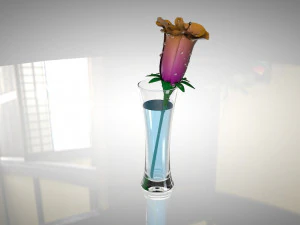 flower glass 3D Model