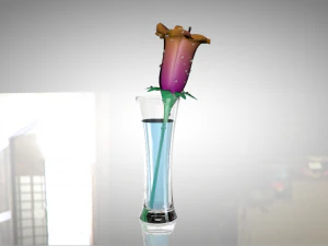flower glass 3D Model