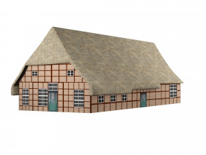 german house 3D Model