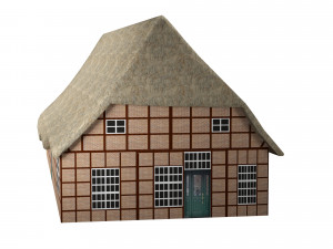 german house 3D Model