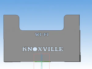 montaje en pared wi-fi Modelo de impresión 3D
