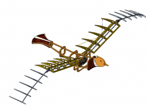 rc ornithopter bird Model Cetak 3D