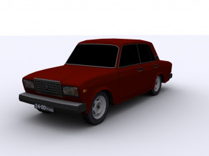 lada 2107 vaz 3D Model