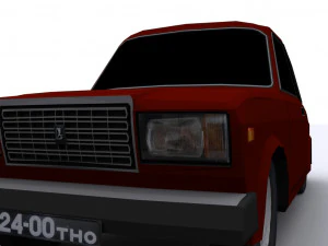 lada 2107 vaz Modelo 3D