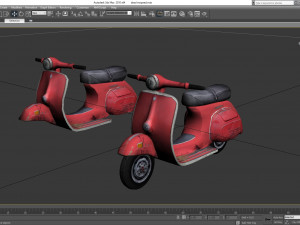 deadpool moped 3D Model
