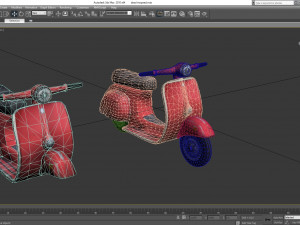 deadpool moped 3D Model