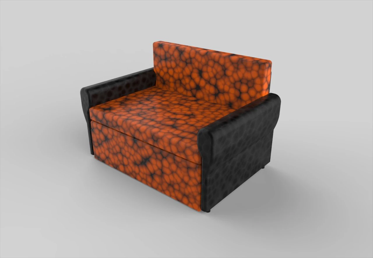 foldingsofa 3D Model .c4d .max .obj .3ds .fbx .stl .blend