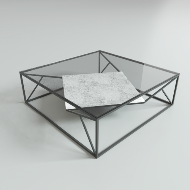 coffee table 3D 模型 .c4d .max .obj .3ds .fbx .stl .blend 