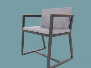 chair 3D मॉडल