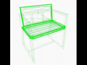 chair 3D मॉडल
