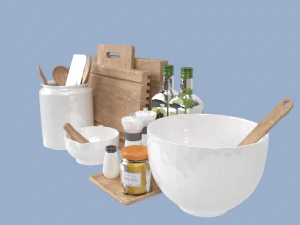 kitchen equipment 3D Model