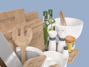 kitchen equipment Modelo 3D