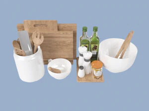 kitchen equipment 3D Model