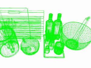 kitchen equipment 3D Model