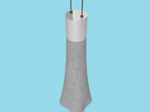 concrete lamp Model 3D