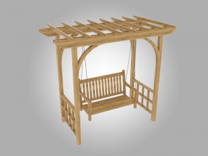 pergola 3D मॉडल