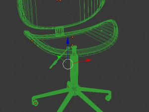 modern chair Modello 3D