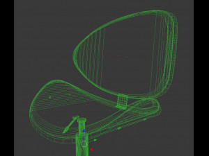 modern chair Modello 3D