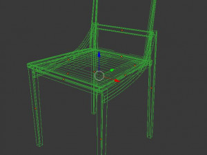 dining chair 3D 모델