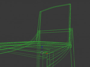 dining chair 3D 모델