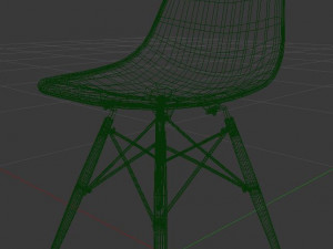 modern chair Modello 3D
