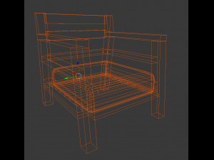 garden chair Modèle 3D
