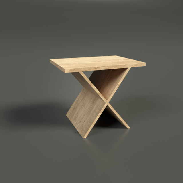 low poly coffee table Modèle 3D .c4d .max .obj .3ds .fbx .stl .blend 