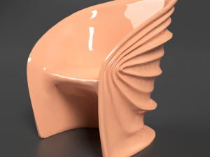 modern chair 3D मॉडल