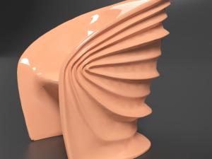 modern chair 3D मॉडल
