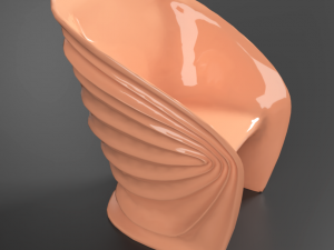 modern chair 3D मॉडल