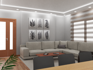 living room Modello 3D