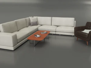 living room 3D Model