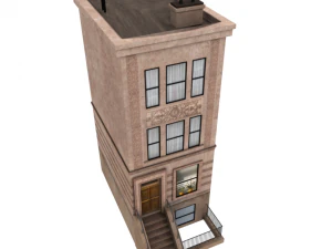 new york building low poly 3D Model