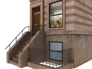 new york building low poly 3D Model