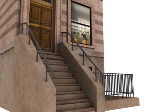 new york building low poly 3D Model