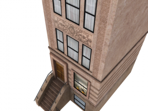 new york building low poly 3D Модель