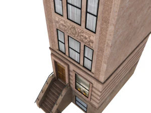 new york building low poly 3D Model