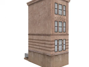 new york building low poly 3D Model