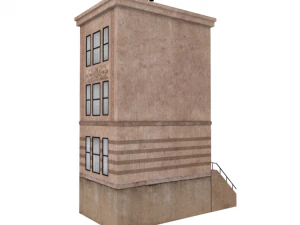 new york building low poly 3D Model