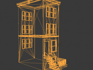new york building low poly 3D Модель