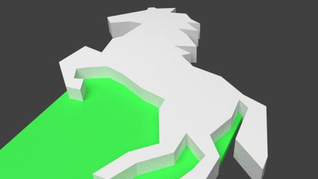bookmark horse Modello di stampa 3D .c4d .max .obj .3ds .fbx .stl .blend 