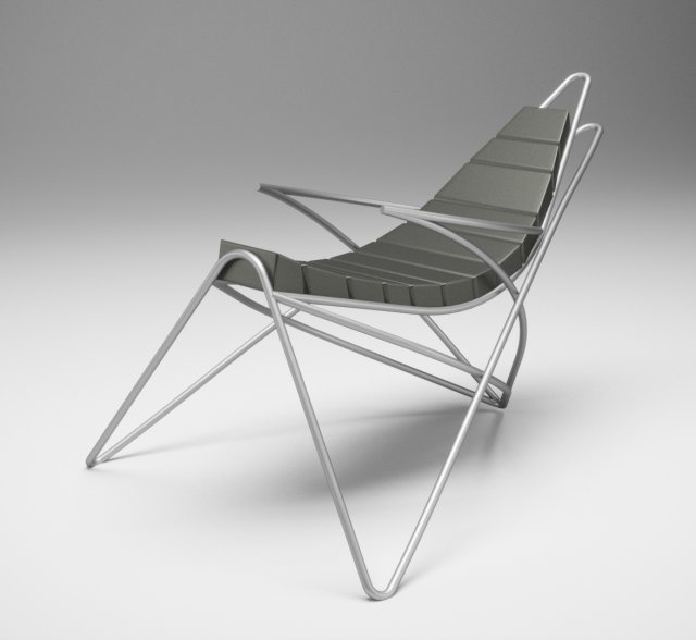 armchair line 3D 모델 .c4d .max .obj .3ds .fbx .stl .blend 