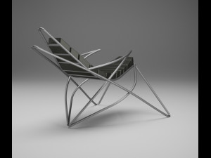 armchair line 3D 모델