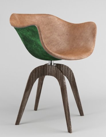 armchair moder 3D Model .c4d .max .obj .3ds .fbx .stl .blend 