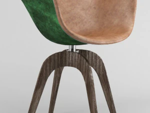 moder fotela Model 3D