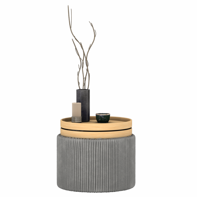 side table for cups 3D मॉडल .c4d .max .obj .3ds .fbx .stl .blend
