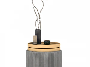 table d'appoint pour tasses Modèle 3D