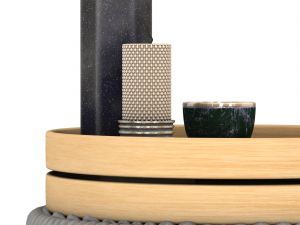 side table for cups 3D मॉडल