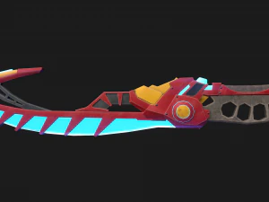 Coltello a basso numero di poligoni Modello 3D